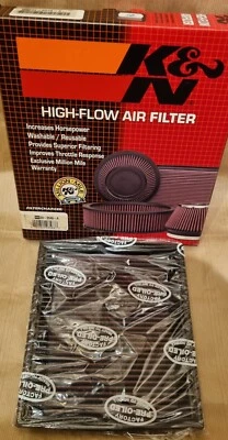 K&N LUFTFILTER SPORTLUFTFILTER OPEL KADETT-E DAEWOO ESPERO NEXIA  #33-2548 - Imagen 1 de 4