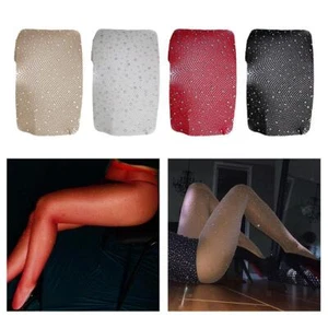 Women\'s Glitter Rhinestone Tights With Rhinestones Stocking Pant Costume , - Picture 1 of 13