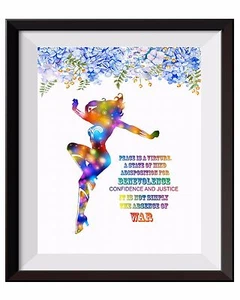 Uhomate Wonder Woman Poster Inspiratation Quotes Print Nursery Wall Decor C103 - Picture 1 of 2
