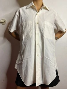 Vintage 1990 Australian Military Army Navy Nurse White Shirt ADI Uniform XXL - Picture 1 of 20