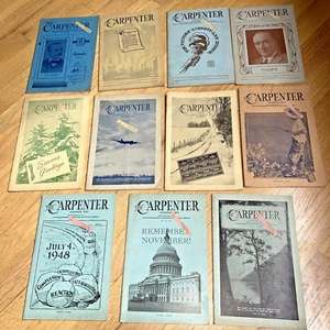 11 1943 - 1949 THE CARPENTER, United Brotherhood of Carpenters & Joiners Union - Picture 1 of 24