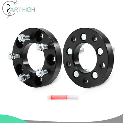 For Jeep Wrangler JK 5x5 Convert to TJ 5x4.5 Wheels (2) 1" Thick Wheel Adapters - Image 1 of 4