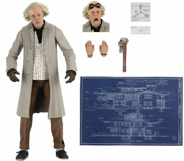 NECA Doc Brown 7 inch Action Figure - H856040