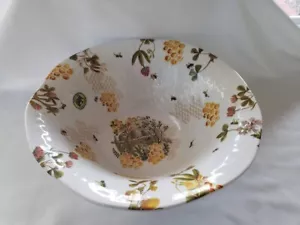 Michel Design Works Honey & Clover Melamine Serving Large Bowl - NEW - Picture 1 of 8