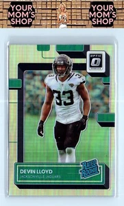 2022 Donruss Optik #254 Devin Lloyd #254 SILBER PRIZM ROOKIE KARTE RC - Bild 1 von 2