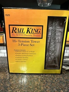 MTH Rail King O Gauge HI-TENSION TOWER 3-PIECE SET 30-10256 - Picture 1 of 3