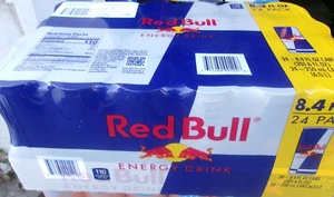 Red Bull Energy Drink Originale 8,4 Fl Oz (Confezione da 24) CUSTODIE SIGILLATE - Foto 1 di 3