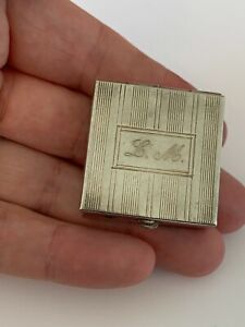 Sterling silver box, signed Cartier 925
