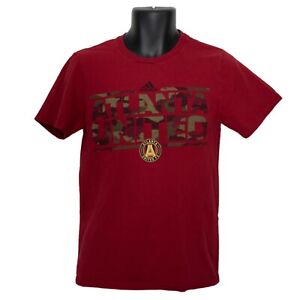 Atlanta United FC adidas Mens T-Shirt Red Size S Small Short Sleeve