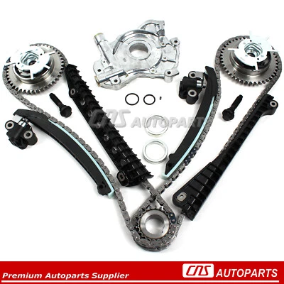 For 04-08 Ford Timing Chain Kit Cam Phaser Oil Pump F150 F250 Lincoln 5.4L 3V Foto 1 de 4