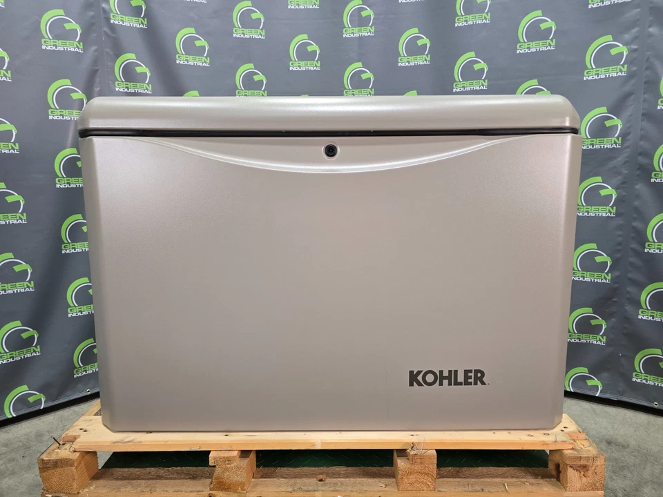 NEW 2021 20 KW Enclosed Kohler 20RCAL Natural Gas Propane Generator 240V 1Phase - Image 1 of 4