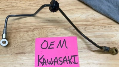 1975 1976 Kawasaki KT250 OEM OIL Pump Feed Line Primed With Oil 16134-027 KT 250 - Image 1 of 4