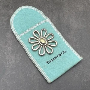 Colgante Tiffany & Co. Flor Margarita Plata Esterlina Dos Tonos - Imagen 1 de 3