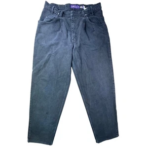 Pantalones de mezclilla holgados vintage Levis plateados 36 x 34 para hombre lavado oscuro plisados calce relajado - Imagen 1 de 15