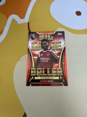 TOPPS PREMIER LEAGUE 2026 25/26 Bukayo Saka Big Game Baller Limited Edition MINT - Image 1 of 2