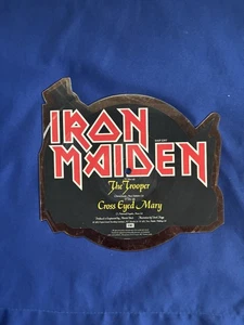 Iron Maiden – The Trooper 1983 UK 7" SHAPED PICTURE DISC EMI - Picture 1 of 12