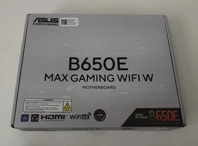 Placa madre ASUS B650E MAX Gaming WiFi W - Nueva sellada Foto 1 de 4