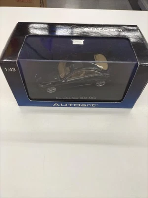 AUTOart MERCEDES BENZ CL63 AMG nero 1/43 auto pressofusa - Immagine 1 di 4
