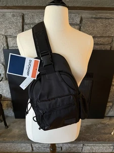 DUCHAMP London Sling Bag Rucksack Umhängetasche schwarz Nylon leicht - Bild 1 von 8