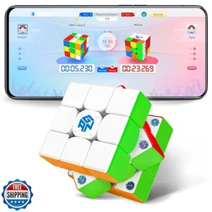GAN 356 i Carry E, Smart Speed Cube 3x3 Magnetic Connected Electronic Bluetoo - Picture 1 of 5