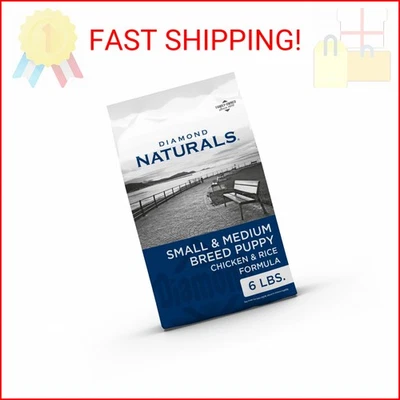 Naturals Real Meat Small and Medium Breed Puppy Formula Dry Dog Food with Qualit - Image 1 of 2