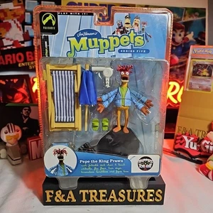 Nuevo en Paquete Figura de Acción Jim Henson's Muppets Tonight Serie 5 Pepe the King Langostino - Imagen 1 de 11