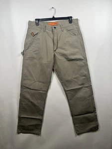 Pantalones de trabajo Wrangler FR Riggs para hombre 36x31 tostados Ripstop carpintero HRC2 2112 - Imagen 1 de 12