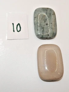 OzeanJaspis 35mm x 24mm Glatt Rechteck Anhänger (2 Anhänger)(10) - Bild 1 von 2