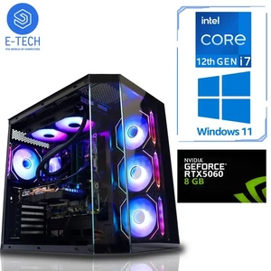 Gaming PC i7 12700KF | RTX 5060 8GB | 32GB DDR5 | 1TB NVMe | Win 11 | ARGB RGB - Picture 1 of 20