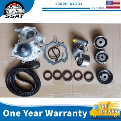 Timing Belt Kit Water Pump Set fit 2006-12 Subaru Legacy Outback 2.5L SOHC EJ253 - Imagem 1 de 4