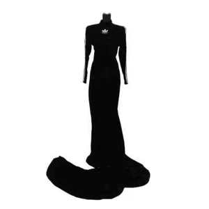 GUCCI Adidas collaboration Dress Size 40 Rayon 80%/Silk 20% Black/White - Picture 1 of 15