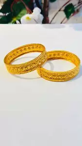 Gold Imitation Bangles Arden - Picture 1 of 5