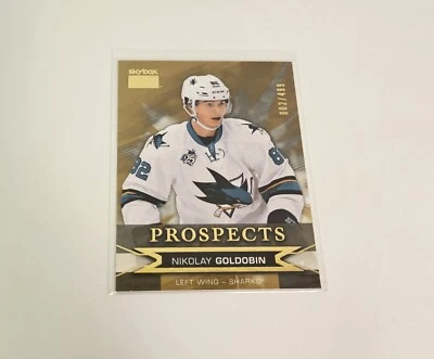 2015-16 Fleer Showcase SkyBox Premium Prospects #S15 Nikolay Goldobin /499  - Image 1 of 4