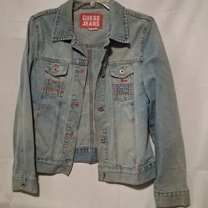 Guess Light Blue Denim Jacket medium - Picture 1 of 7