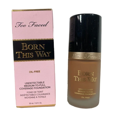 Too Faced Born This Way Undetectable Foundation ~CHESTNUT~ 30mL/1oz  Oil Free  - Image 1 of 4