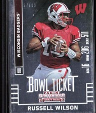 2015 Panini Contenders Draft Picks Bowl Ticket #89 Russell Wilson RC #'d /99