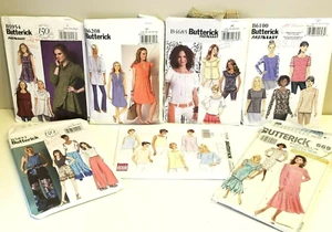 Vintage Schnittmuster Paket 7 Butterick Damen Schnittmuster Kleid Oberteile Hosen - Bild 1 von 12
