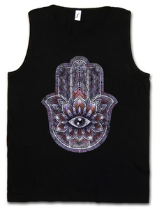 HAMSA TANK TOP WESTE Hand Indien von Fatima Symbol Insigna Islam Muslim Insignia - Bild 1 von 1