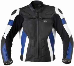 New Fashion Motorcycle Leather Jackets Men Motorbike Leather Jacket Moto GP CE - Picture 1 of 2