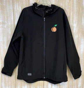 Dri Duck Hoodie Windbreaker Jacket Black Mens Sz L w/ Montauk Hard Label Logo - Picture 1 of 13