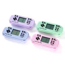 Retro Game Console Keychain Tetris Video Game Handheld Game Players ToysYREX