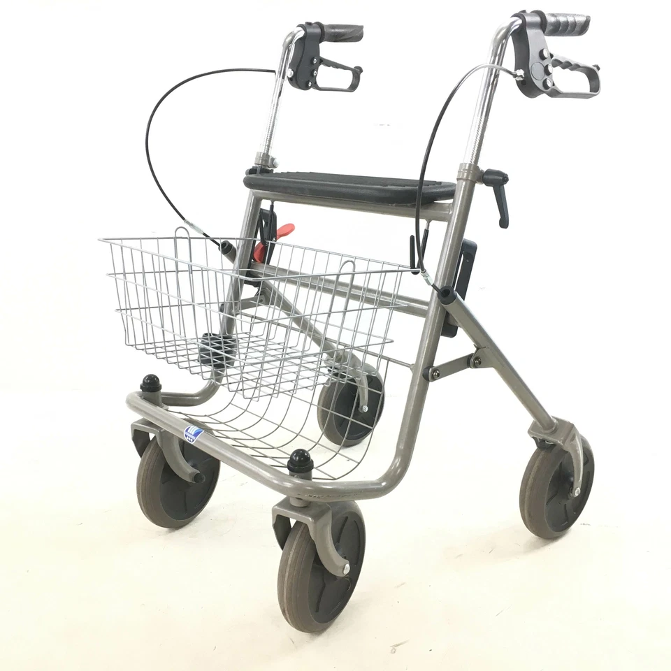 Meyra Standardrollator faltbar leicht mit Korb Rollator Gehwagen nur 10,5 kg - Bild 1 von 4