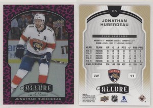 2020-21 Upper Deck Allure Pink Leopard Jonathan Huberdeau #65