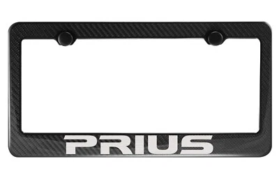 Marco de matrícula de fibra de carbono Toyota Prius Foto 1 de 2