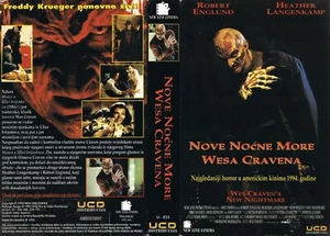 WES CRAVEN'S NEW NIGHTMARE (1994) ROBERT ENGLUND - WES CRAVEN - CROATIAN VHS - Picture 1 of 1