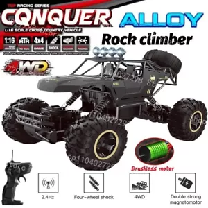 4WD RC Auto 1:12 Fuoristrada 4x4 Telecomando Auto Radio Camion Drift con Giocattolo Led - Foto 1 di 30