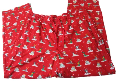 Wondershop Women XL Red Christmas Pajama Pants Festive Print Soft Lounge Sleep - Image 1 of 4