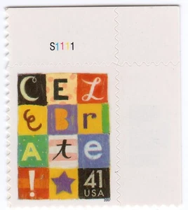 Scott #4196 Celebrate Plate # Single Stamp - MNH - Picture 1 of 1