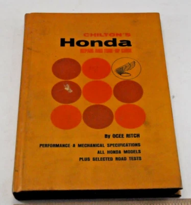 Guía de reparación y puesta a punto de motocicletas Chilton's Honda Ocee Ritch 1966 5154 HC Foto 1 de 4