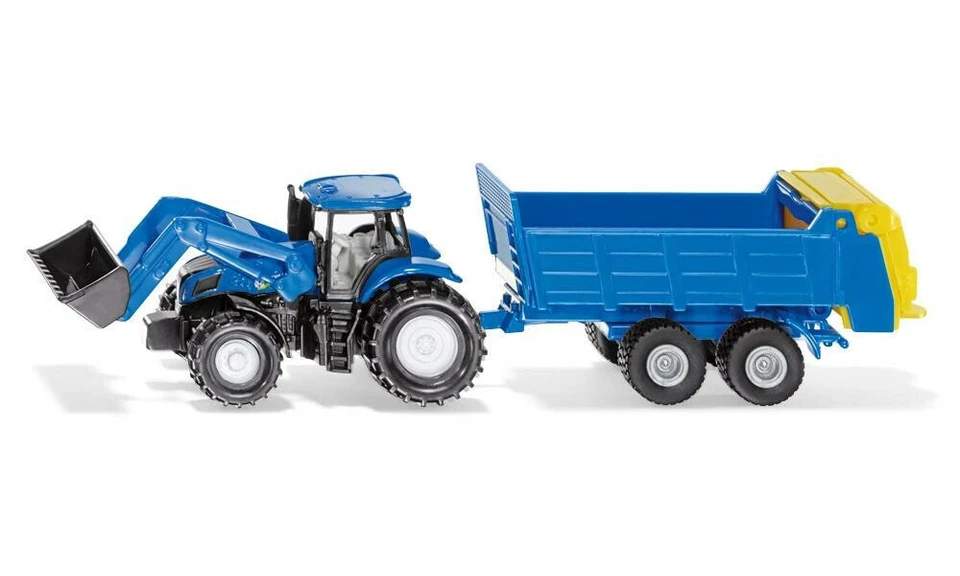 Siku 1630 New Holland with Universal Spreader 1:87 scale New Hollands TRACTORS - Image 1 of 1